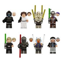 8pcs Star Wars Ahsoka Sabine Wren Huyang Marrok Luke Leia Minifigures Minifigs