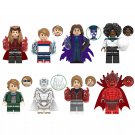 8Pcs Marvel TV Series Wanda Vision Minifigures Witch Agatha Mephisto Mini Blocks