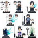 8pcs Naruto Shippuden Indra Madara Shisui Obito Kakashi Minifigures Minifigs Toy
