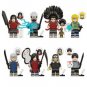 8pcs Naruto Hokage Hashirama Tobirama Hiruzen Minato Kakashi Madara Minifigures