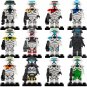 12Pcs Star Wars Various Clone Commando Gregor Niner Fixer Scorch Sev Minifigures