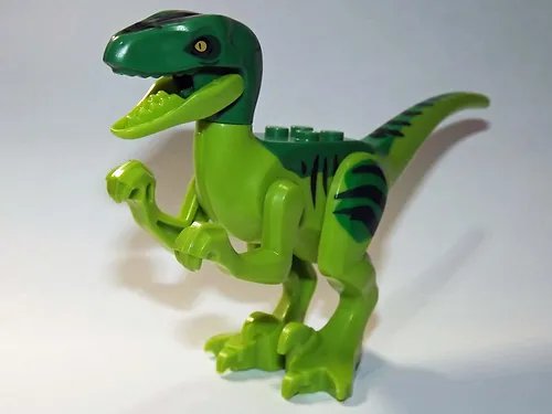 Green Velociraptor Jurassic World Dinosaur Collection Movie Minifigures
