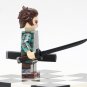 Demon Slayer Kamado Tanjiro (Checkered Suit) Minifigures Weapon and Accessories