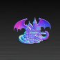 Dragon Village STL – Fantasy Diorama with Dragon Wings | 3D Printable Model
