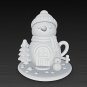 Snowman House 3D Model – Detailed STL File for 3D Printing