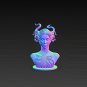 Modern Medusa Bust STL – Elegant Artistic 3D Print Sculpture | Futuristic Female Statue