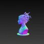 Modern Medusa Bust STL – Elegant Artistic 3D Print Sculpture | Futuristic Female Statue