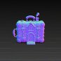 Suitcase House 3D Print Model: Whimsical Fairy Tale Travel Bag STL File