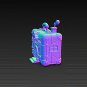 Suitcase House 3D Print Model: Whimsical Fairy Tale Travel Bag STL File