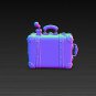 Suitcase House 3D Print Model: Whimsical Fairy Tale Travel Bag STL File
