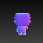 Kawaii Frankenstein STL File: 3D Printable Halloween Figurine (Digital Download)
