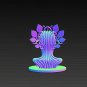 Tree Spirit Bust STL • Artistic Nature Goddess Statue • 3D Printable Organic Sculpture