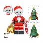 8Pcs 2025 Christmas Theme Minifigures Grinch Jack Sally Santa Rex Elf Mini Block
