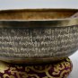 Seven chakra Carved Singing Bowl- 13 inch Large Sound Therapy Bowls Nepal- Big