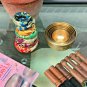 singing bowl set of 7 hand-beaten bowls- Comes with gift box and accessory