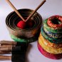 7- 12 inch Handmade Sound Healing Chakra Bowls set of 7 -- Seven Chakra Healing