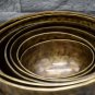 5-10 full moon singing bowl set of 7 -Chakra Note tuned to 440 Herz -Healing Set
