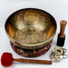 10 inch Buddha Singing Bowls -Tibetan Mantra carve 26 cm Healing bowl from nepal