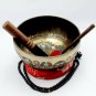 10 inch Double Dorje Carve Tibetan singing bowls for mediation healing yoga