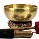 9 INCH HANDHAMMERED SINGING BOWL-TIBETAN BOWL-HIMALAYAN SOUND THERAPY YOGA BOWLS