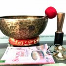 12" Full Moon Night Singing Bowls- Moon Energy Bowl with practical Book tingsha