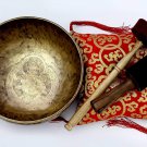 12 Inch Green tara Singing Bowl - Nepalese Sound Healing Meditation Bowls - 30 c