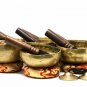 singing bowl set of 7- 5 inches singing bowls chakra - Meditation Healing A-G