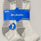 Columbia Men's Athletic Crew Socks White Size Large 6-12