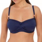 Fantasie Swimwear Marseille Twist Bandeau Bikini Top Twilight