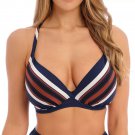 Fantasie Swimwear Ocean Cove Underwired Plunge Bikini Top Deep Sea