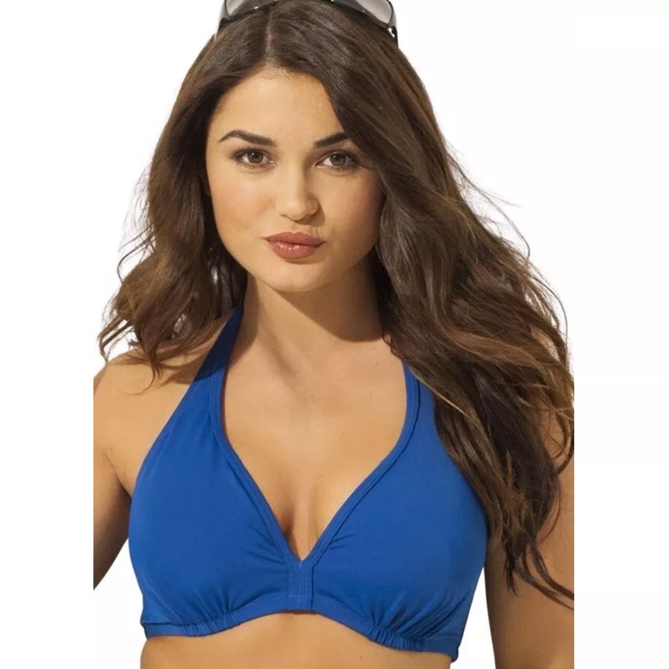Bikini Top Womens Underwired Swimwear Blue 38C