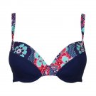 Padded Bikini Underwired Swimwear Navy/Paisley