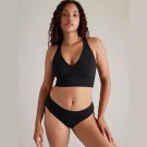 Women Swimwear Plunge Bikini Top D-DD M Medium | Black NEW