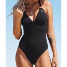Women Swimwear Black Swim Suit Medium Bathing Suit