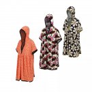 Womens Beach Swim Towel Towelling Robe Poncho Dress Swimwear
