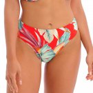 Swimwear Bamboo Grove Mid Rise Bikini Brief Bottoms Hot Chilli