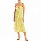 Aqua Swim Womens Halter Printed Midi Swimdress