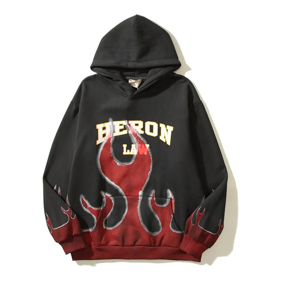 Flame Print K* Thermal Lined Hoodie