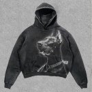Vintage Washed Doberman Print Hoodie