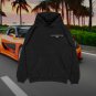 Drift Team Racing Print Long Sleeve Fleece-lined Hoodie