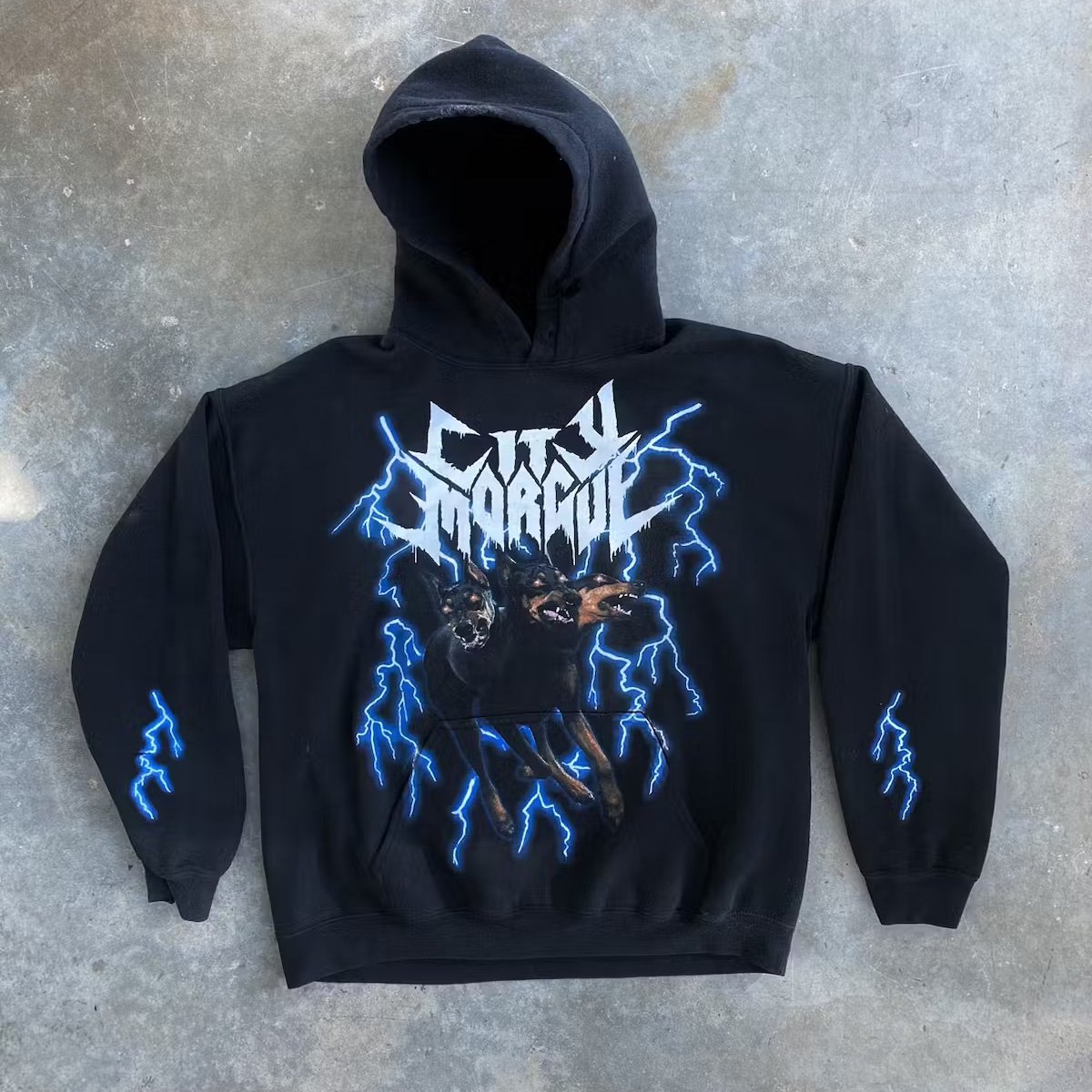Cerberus Print Hoodie