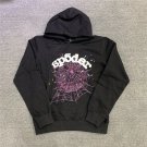 Casual Fashion Preppy Spider Print Fleece-lined Hoodie