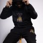 Fun Dollar Print Hooded Trousers Men'S Suit