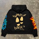 Watch Your Step Graphic Black Hoodie
