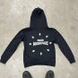 Statement Street Style Monogram Loose Fleece-lined Hoodie