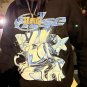 Street Fashion âLiquid Metalâ Printed Long Sleeve Hoodie
