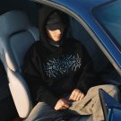 Contrast Color Statement Print Men'S Hoodie