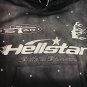 Black Vintage Pullover Hip-Hop Washed Casual Long Sleeve Fleece-lined Hoodie