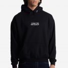 I Love You Say It Back Print Fleece-Lined Hoodie