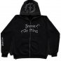 Cross Jesus Print Contrast Color Long Sleeve Men'S Zip Hoodie